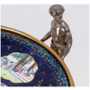 Plat en émail polychrome de Canton orné d’une monture en bronze doré et argenté, XIXe 22