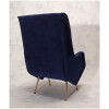 Paire De Fauteuils Italiens – Aldo Morbelli Pour Isa Bergamo – Bleu Nuit – Ca 1950 21