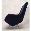 Paire De Fauteuils Italiens – Aldo Morbelli Pour Isa Bergamo – Bleu Nuit – Ca 1950 20