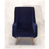 Paire De Fauteuils Italiens – Aldo Morbelli Pour Isa Bergamo – Bleu Nuit – Ca 1950 18