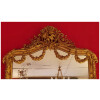 Miroir Style Louis XV – Decor Rocaille – Bois Doré à La Feuille – Fin 18ème 20