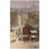 ABEL TRUCHET Louis Peinture Française Belle Epoque Paris vue de Montmartre Huile sur toile signée 24