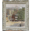 ABEL TRUCHET Louis Peinture Française Belle Epoque Paris vue de Montmartre Huile sur toile signée 14