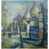 BESSE Raymond Peinture Française 20è siècle Paris Montmartre La Place du Tertre Huile sur toile signée 18