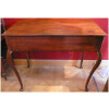 PORTUGAL XVIIIème SIECLE TABLE CONSOLE EN PALISSANDRE MOULUREE OUVRANT PAR DEUX TIROIRS 11