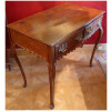 PORTUGAL XVIIIème SIECLE TABLE CONSOLE EN PALISSANDRE MOULUREE OUVRANT PAR DEUX TIROIRS 13