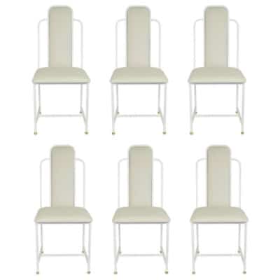 Série de 6 chaises Maison Roche 1970