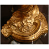 Luminaire Pied de lampe ancien en bronze doré fin XIXème siècle signé Gagneau 21