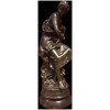 MOREAU Mathurin Bronze Ancien Original Signé XIXème Siècle Maternité Jeune Femme avec son enfant 23