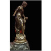 Moreau Mathurin Bronze Signé Ancien Original 19ème Siècle “La Reconnaissance” 15
