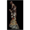 Moreau Mathurin Bronze Signé Ancien Original 19ème Siècle “La Reconnaissance” 17
