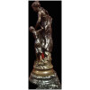 Moreau Mathurin Bronze Signé Ancien Original 19ème Siècle “La Reconnaissance” 24