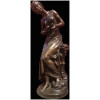 MOREAU Mathurin Bronze XIXème Ancien Original Signé Femme au violon 19ème siècle 15