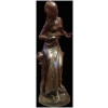 MOREAU Mathurin Bronze XIXème Ancien Original Signé Femme au violon 19ème siècle 24