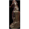 MOREAU Mathurin Bronze XIXème Ancien Original Signé Femme au violon 19ème siècle 20