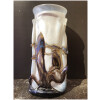 NOVARO Vase en verre soufflé signé et daté 1989 14
