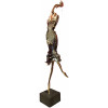 Nowaczyk Sculpture Bronze Laiton Verre Pilé Danseuse 9