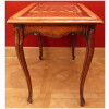 Table à jeux XVIII ème siècle style Louis XV noyer travail Grenoblois 9