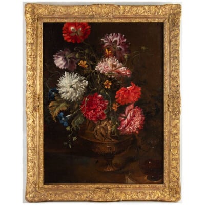 Bouquet de fleurs.Vers 1700.