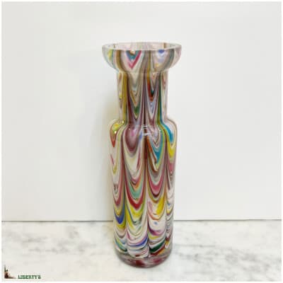 Vase cristal, haut. 20.5 cm (Fin XIXe)