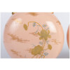 Paire de Vases roses forme gourde XIXème Minton 17