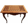 Table à jeux 18ème siècle de style Louis XV en noyer Travail Grenoblois 14