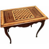 Table à jeux 18ème siècle de style Louis XV en noyer Travail Grenoblois 12