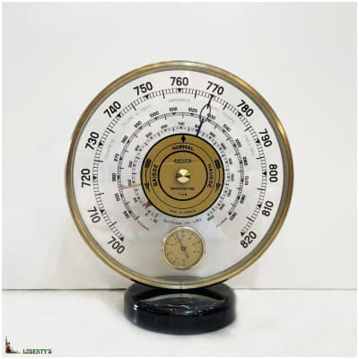 Baromètre et thermomètre de Jaeger, haut. 18 cm (Mi XXe)