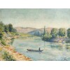 Bord de Rivière Elisabeth DODEL ( 1872/1952 )France 10