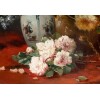 Henri Cauchois (1850 – 1911) : Nature morte aux bouquets de roses. 14