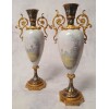 Paire De Vases Signés Sylvi – Porcelaine De Sèvres & Bronze Doré – 19ème 18