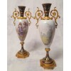 Paire De Vases Signés Sylvi – Porcelaine De Sèvres & Bronze Doré – 19ème 16