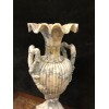 Grande Paire De Vases En Albâtre Italie Fin XIXème H : 72 Cm 26