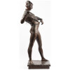 Paul Dubois (1829-1905), « L’arlequin », bronze à patine brune, XIXe » 17