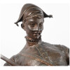 Paul Dubois (1829-1905), « L’arlequin », bronze à patine brune, XIXe » 22