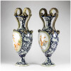 Paire de vases Italien en porcelaine, XIXe 20