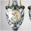 Paire de vases Italien en porcelaine, XIXe 23