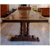 Table De Monastère à Pieds Balustre de Style Louis XIII – Noyer – 20ème 18