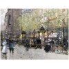 Galien Laloue Eugène French Painting 20th Century View Of Paris Animation Boulevard St Denis Gouache signée 26