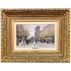 Galien Laloue Eugène French Painting 20th Century View Of Paris Animation Boulevard St Denis Gouache signée 17