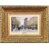 Galien Laloue Eugène French Painting 20th Century View Of Paris Animation Boulevard St Denis Gouache signée 15