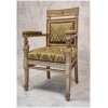 Paire de fauteuils d’époque Empire – Bois sculpté, mouluré et patiné – 19ème 15