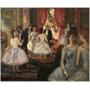 COSSON Marcel Tableau Début 20è Ballerines dans le salon des abonnés à l’Opéra Peinture Huile Signée 17