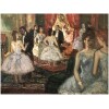 COSSON Marcel Tableau Début 20è Ballerines dans le salon des abonnés à l’Opéra Peinture Huile Signée 24