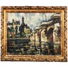 DUMONT Pierre Tableau 20ème siècle Paris le Pont Neuf sur La Seine Peinture Huile sur toile signée 18