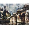 DUMONT Pierre Tableau 20ème siècle Paris le Pont Neuf sur La Seine Peinture Huile sur toile signée 25