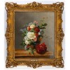 Petronella Van Woensel (1785-1839). Bouquet De Fleurs Sur Un Entablement. 9