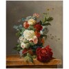 Petronella Van Woensel (1785-1839). Bouquet De Fleurs Sur Un Entablement. 11