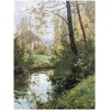 Isenbart Emile Paysage Du Doubs La Rivière Huile Sur Toile Signée 13