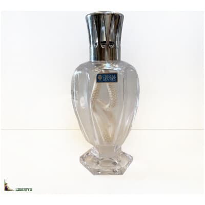 Lampe Berger cristal de Sèvres, haut. 18.5 cm